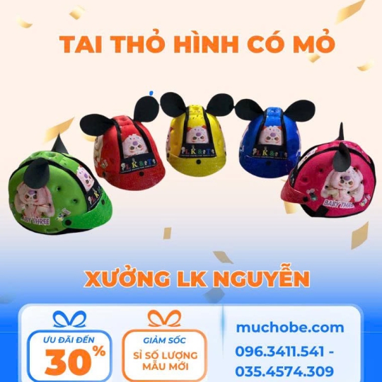 Bé tai thỏ có mỏ đủ hình