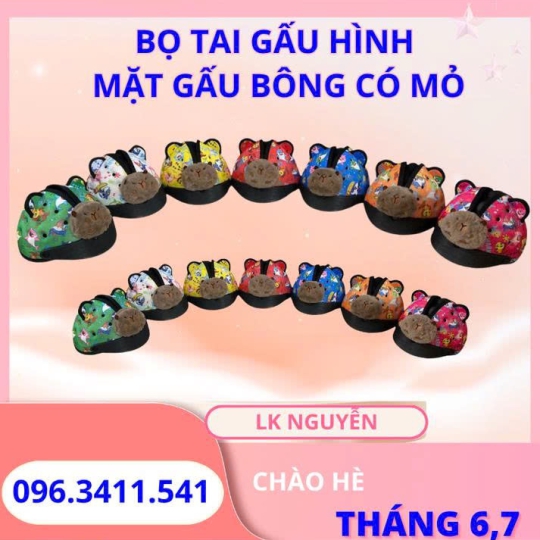 Bọ hình tai gấu mặt gấu bông có mỏ
